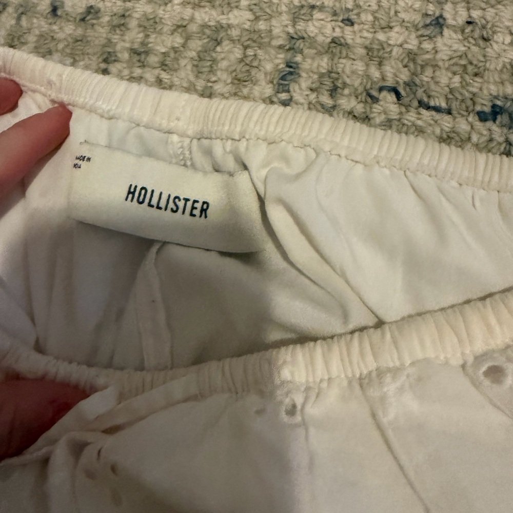 Hollister Kids White Elastic Waist Skirt